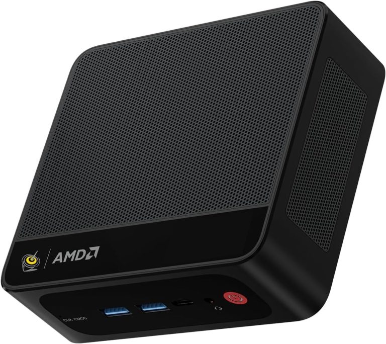 Beelink Mini PC SER5 5850U AMD Ryzen 7 Processor(8C/16T, up to 4.4GHz), Micro Computer 32GB DDR4 500GB NVMe SSD, Mini Computer Triple Display HDMI/DP/Type-C/4K 60Hz/WiFi6/BT5.2/Home/Office/HTPC