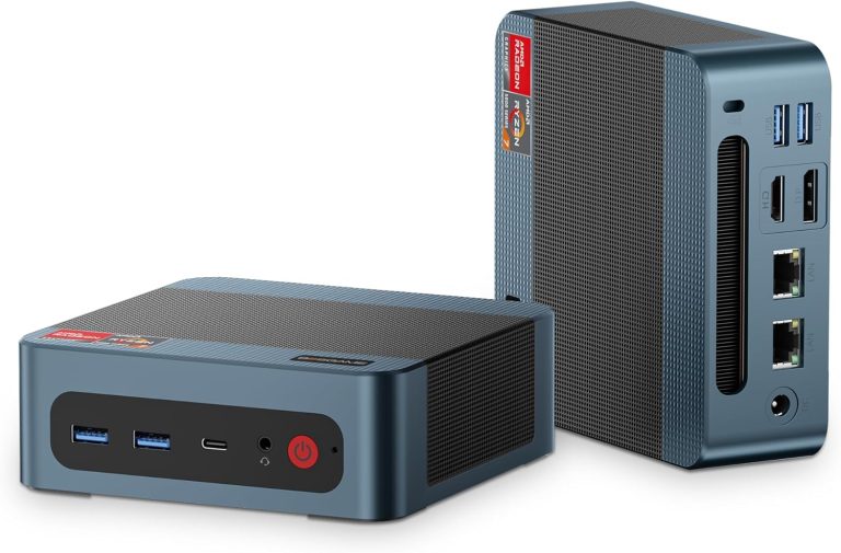 P3 Lite Mini PC Gaming Computers Ryzen 7 6800H, Radeon 680M Graphics, 24GB DDR5 RAM, 1TB PCIe 4.0×4 SSD, Windows 11 Pro,Triple Display (HDMI/DP/USB4),USB4 8K 60Hz,WiFi 6E,BT5.2,Dual 2.5GbE LAN