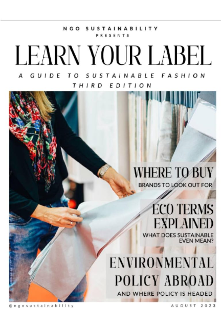 Learn Your Label: Third Edition (NGO Sustainable Fashion Guide)