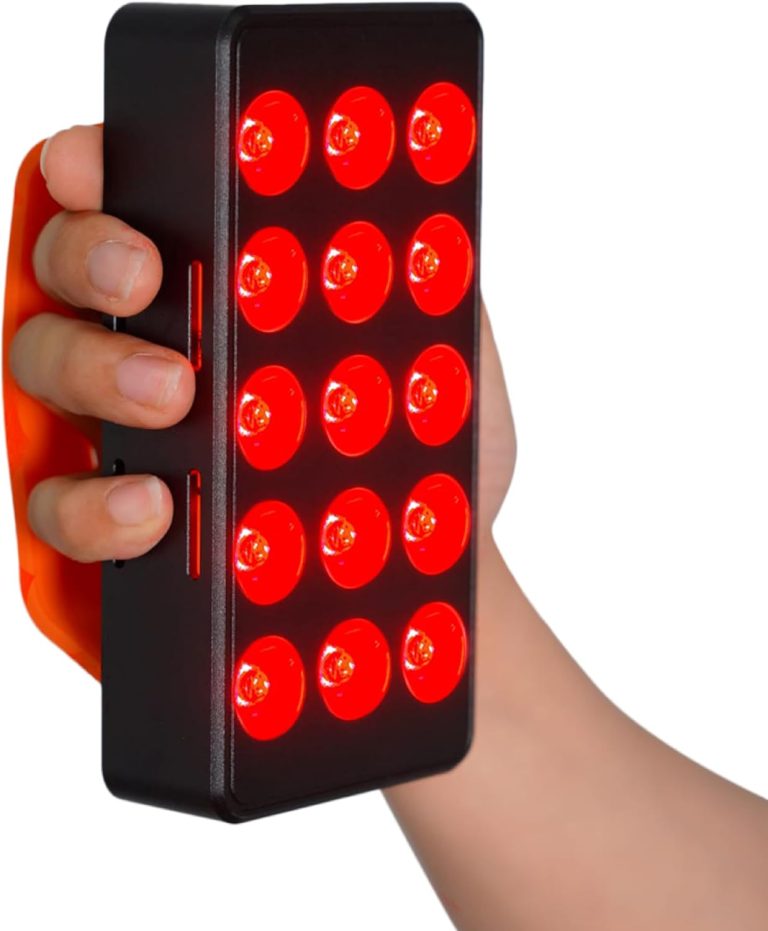 FX35 Portable Red Light Therapy Device for Face,Rechargeable Near Infrared Light Therapy Panel for Body Pain Relief, FSA Eligible Items Only List