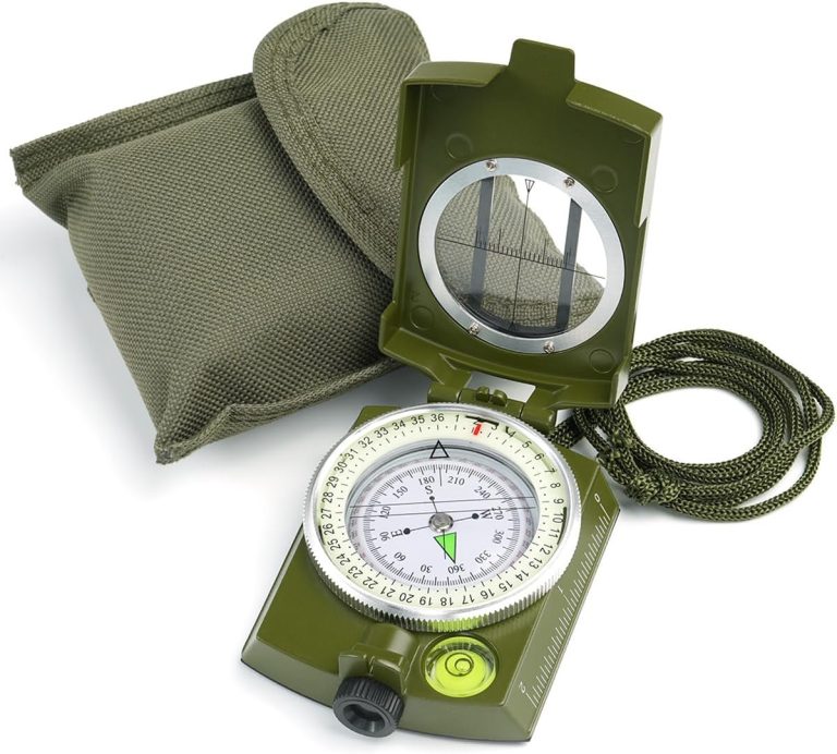 Compass, Sportneer Compass Hiking Survival Compass Military Grade Waterproof Boy Scout Compass for Kids Gift Backpacking Camping Hiking Map Navigation