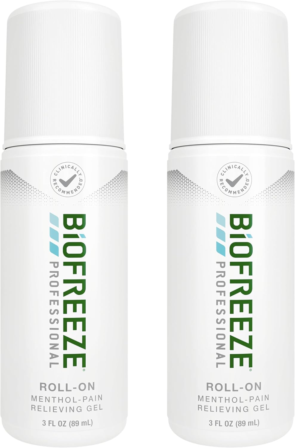 Biofreeze Professional Strength Pain Relief Roll-On, Arthritis Pain Reliver, Knee & Lower Back Pain Relief, Sore Muscle Relief, Neck Pain Relief, 2 Pack (3 FL OZ Biofreeze Menthol Roll-On) Biofreeze Professional Strength Pain Relief Roll-On, Arthritis Pain Reliver, Knee & Lower Back Pain Relief, Sore Muscle Relief, Neck Pain Relief, 2 Pack (3 FL OZ Biofreeze Menthol Roll-On)
