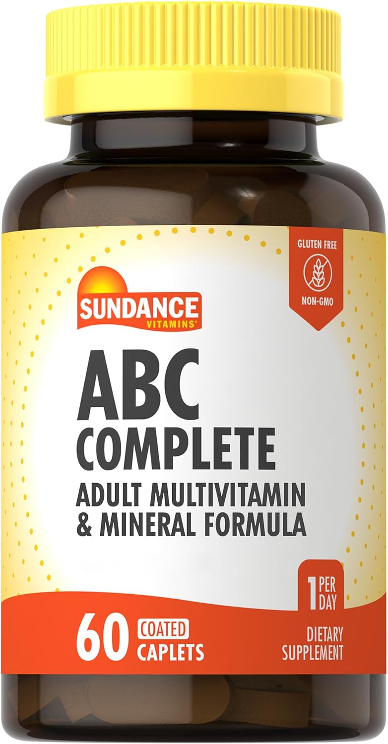 Sundance Vitamins ABC Complete Adult Multivtamin & Mineral, 60 Caplets (1)