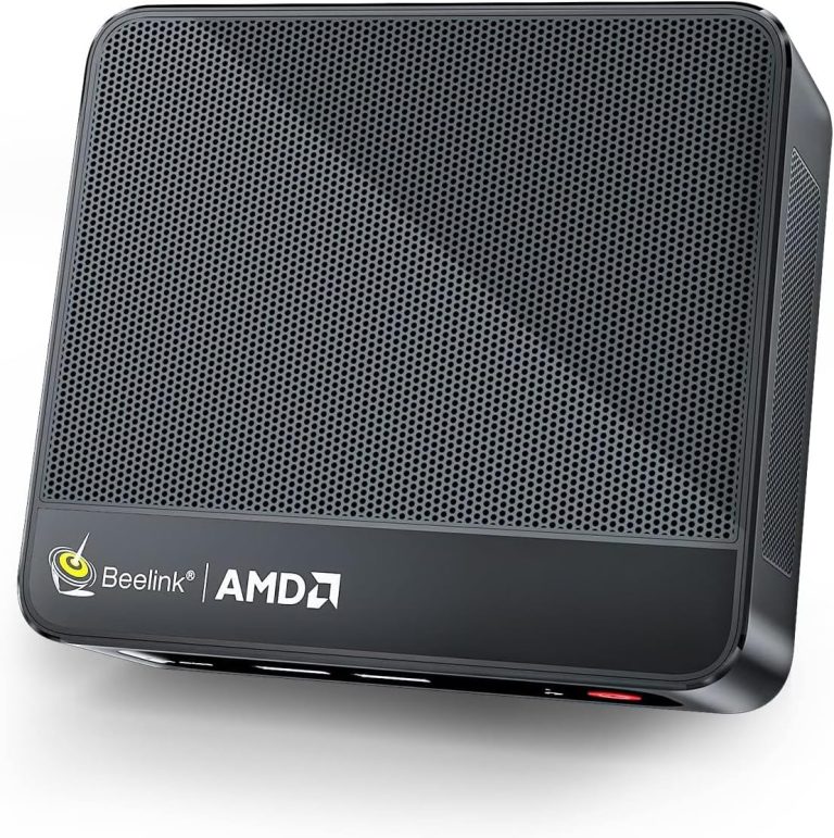 Beelink SER5 Pro Mini PC, AMD Ryzen 7 5850U(7nm, 8C/16T) up to 4.4GHz, Mini Computer 16GB DDR4 RAM 1TB NVME SSD, Micro PC 4K@60Hz Triple Display, Mini Gaming Computer WiFi6/BT5.2/54W/HTPC/W-11 Pro