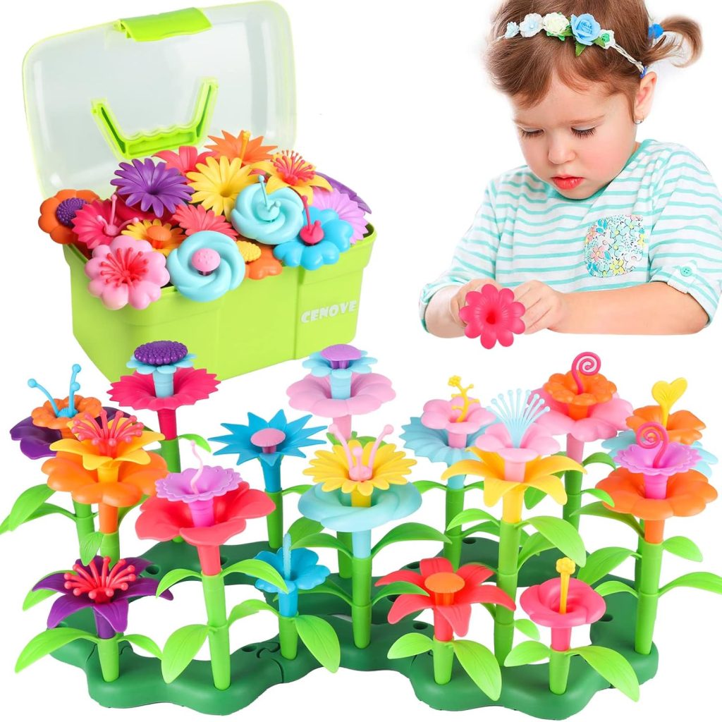 CENOVE Toddler Toys for 3 4 5 6 Years Old Boys Girls,Upgrade DIY Building Blocks Stacking Toys,STEM Educational Kids Toys Brain Development Preschool Kindergarten Toy with Storage Box CENOVE Toddler Toys for 3 4 5 6 Years Old Boys Girls,Upgrade DIY Building Blocks Stacking Toys,STEM Educational Kids Toys Brain Development Preschool Kindergarten Toy with Storage Box