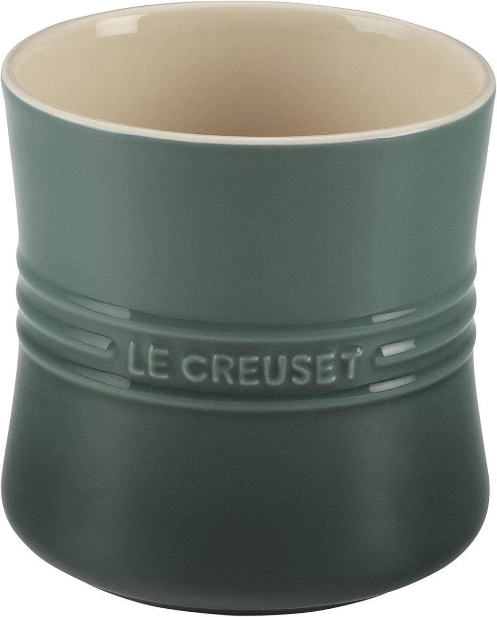 Le Creuset Stoneware Utensil Crock, 2-3/4-Quart, Artichaut Le Creuset Stoneware Utensil Crock, 2-3/4-Quart, Artichaut