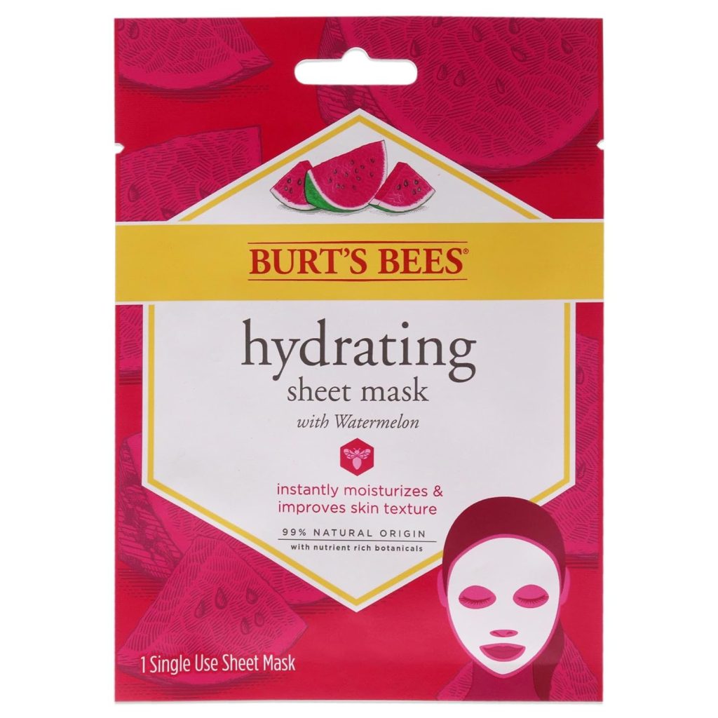 Burt’s Bees Hydrating Sheet Mask With Watermelon 1 Pc Burt’s Bees Hydrating Sheet Mask With Watermelon 1 Pc
