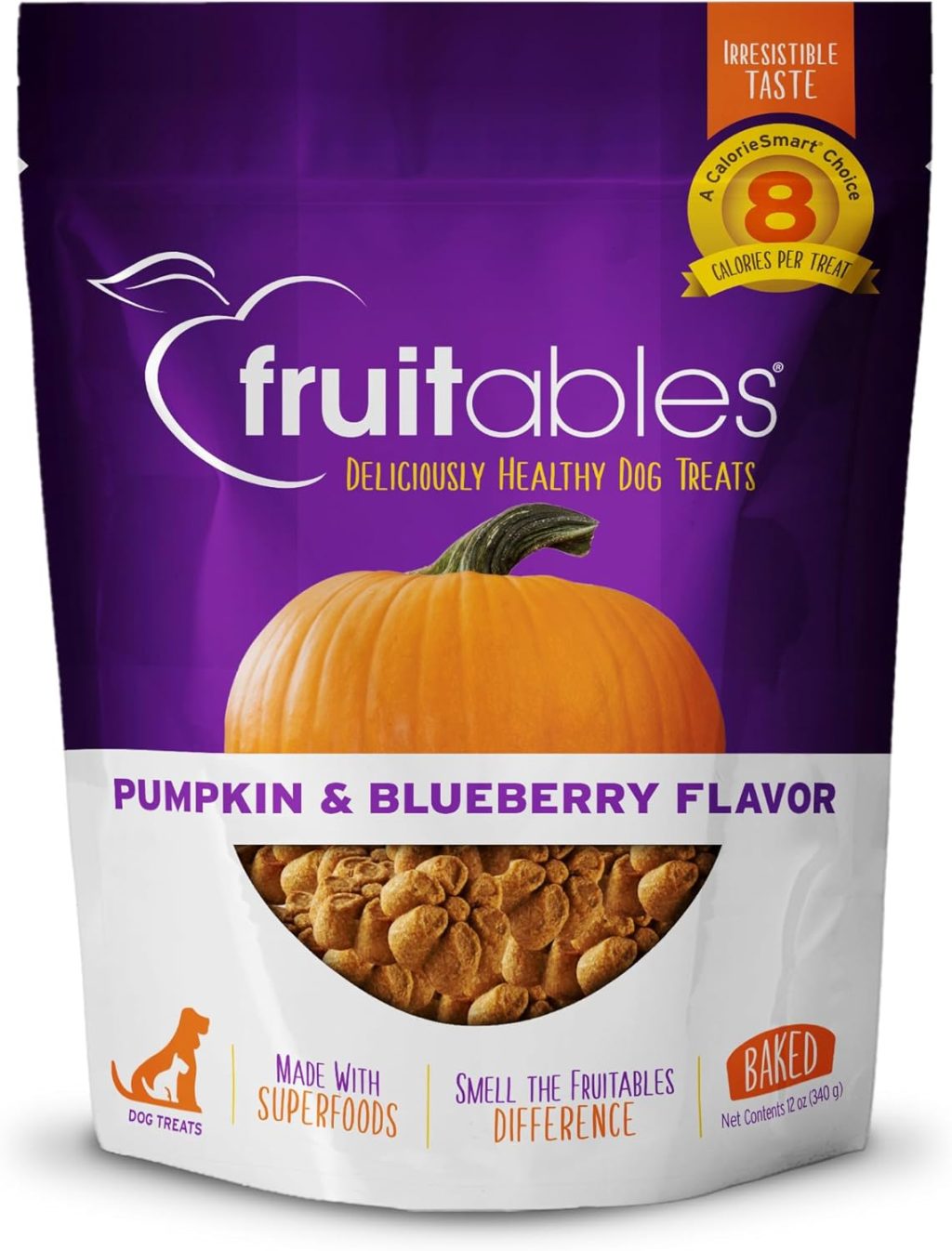 Fruitables Baked Dog Treats – Healthy Low Calorie , Free of Wheat, Corn and Soy – Pumpkin and Blueberry – 12 Ounces Fruitables Baked Dog Treats – Healthy Low Calorie , Free of Wheat, Corn and Soy – Pumpkin and Blueberry – 12 Ounces