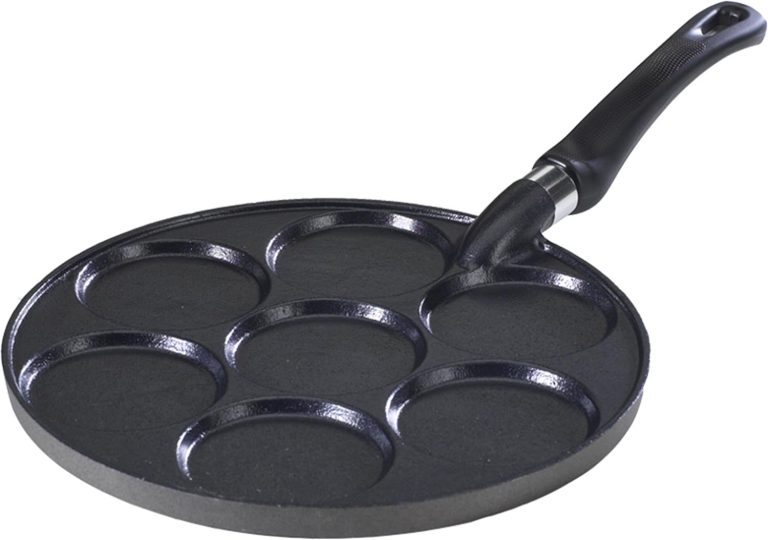 Nordic Ware Silver 01940 Scandinavian Dollar Pancake Pan 17.5 x 10.2 x 2.5