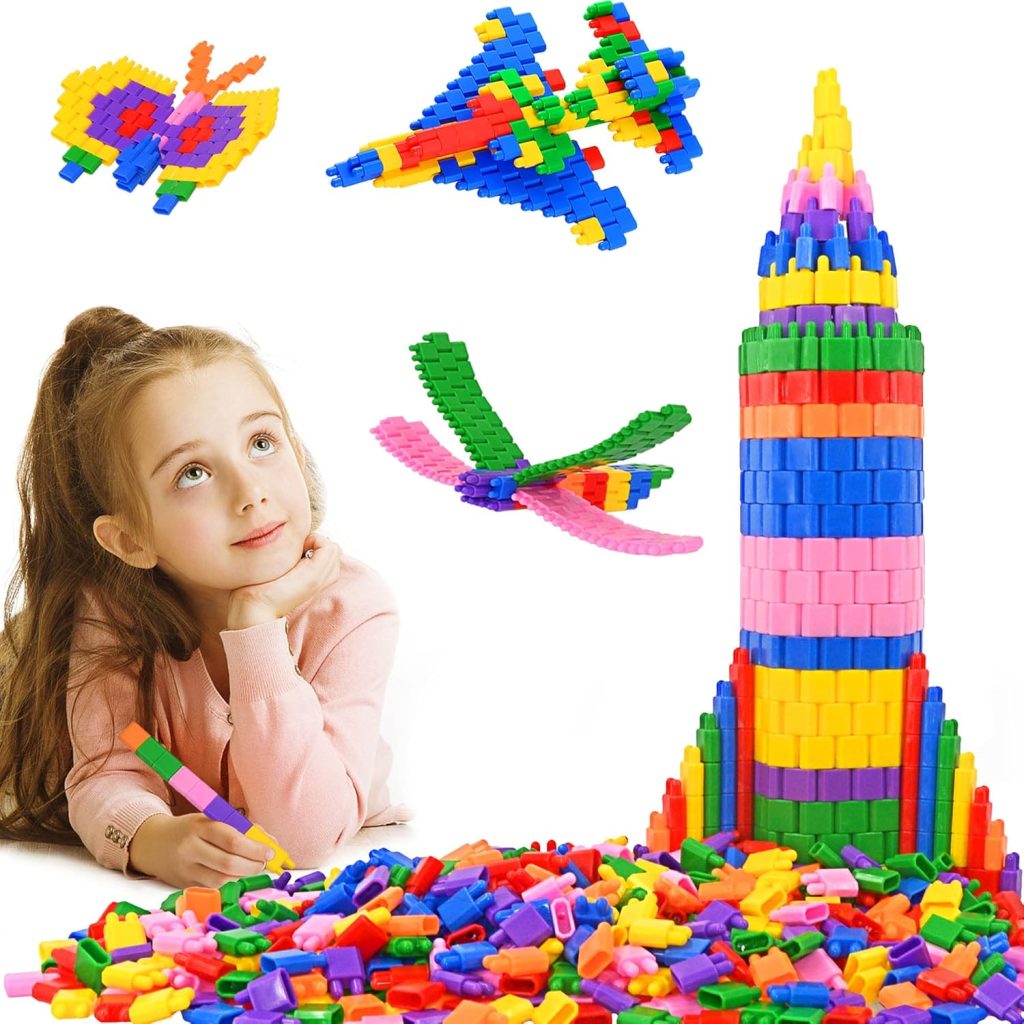 FUBAODA Kids 600pcs Set Building Blocks Construction Toy – Learning Playset STEM Educational Kit Child Branin Development Preschool Kindergarten Toy FUBAODA Kids 600pcs Set Building Blocks Construction Toy – Learning Playset STEM Educational Kit Child Branin Development Preschool Kindergarten Toy