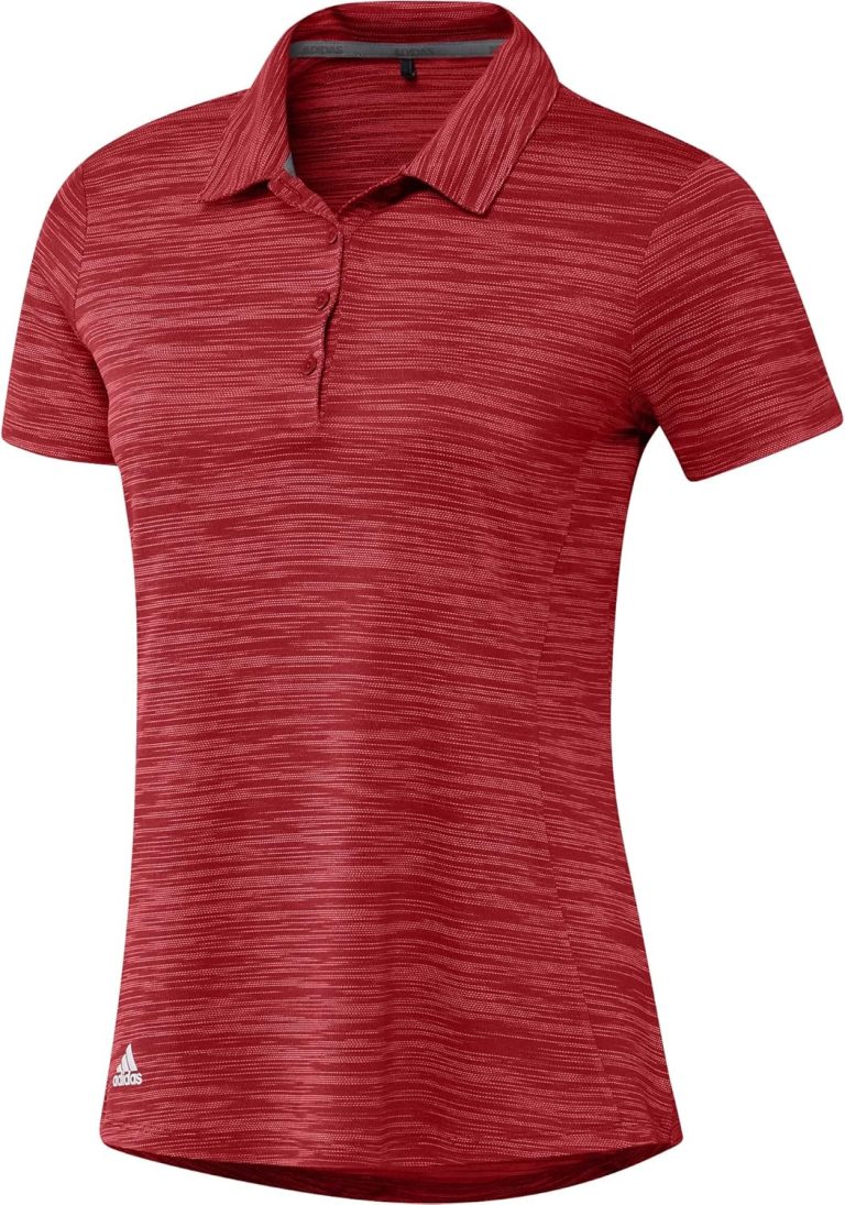adidas Women’s Space Dye Golf Polo Shirt