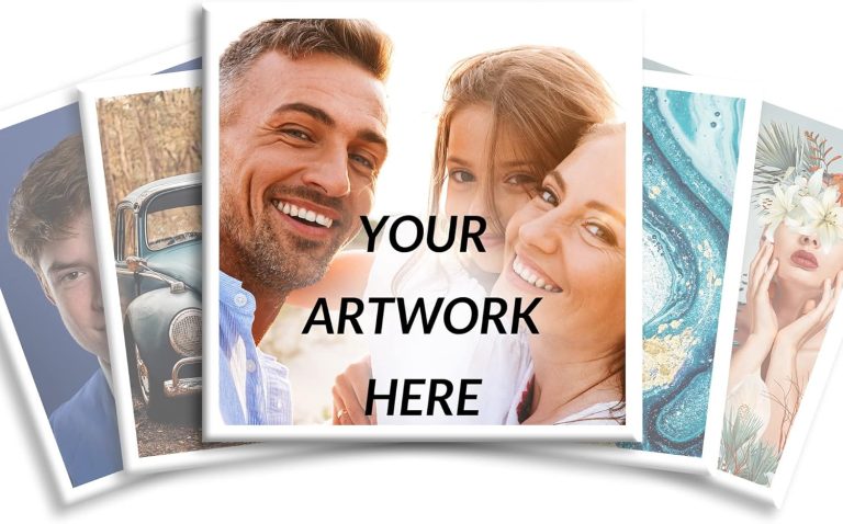 AmericanEyez Made in the USA | Custom Canvas Prints with Your Photos | Personalized Canvas Pictures | Custom Photo Gifts Canvas – UL & FSC Certified INK & Material (6 X 6 inch)