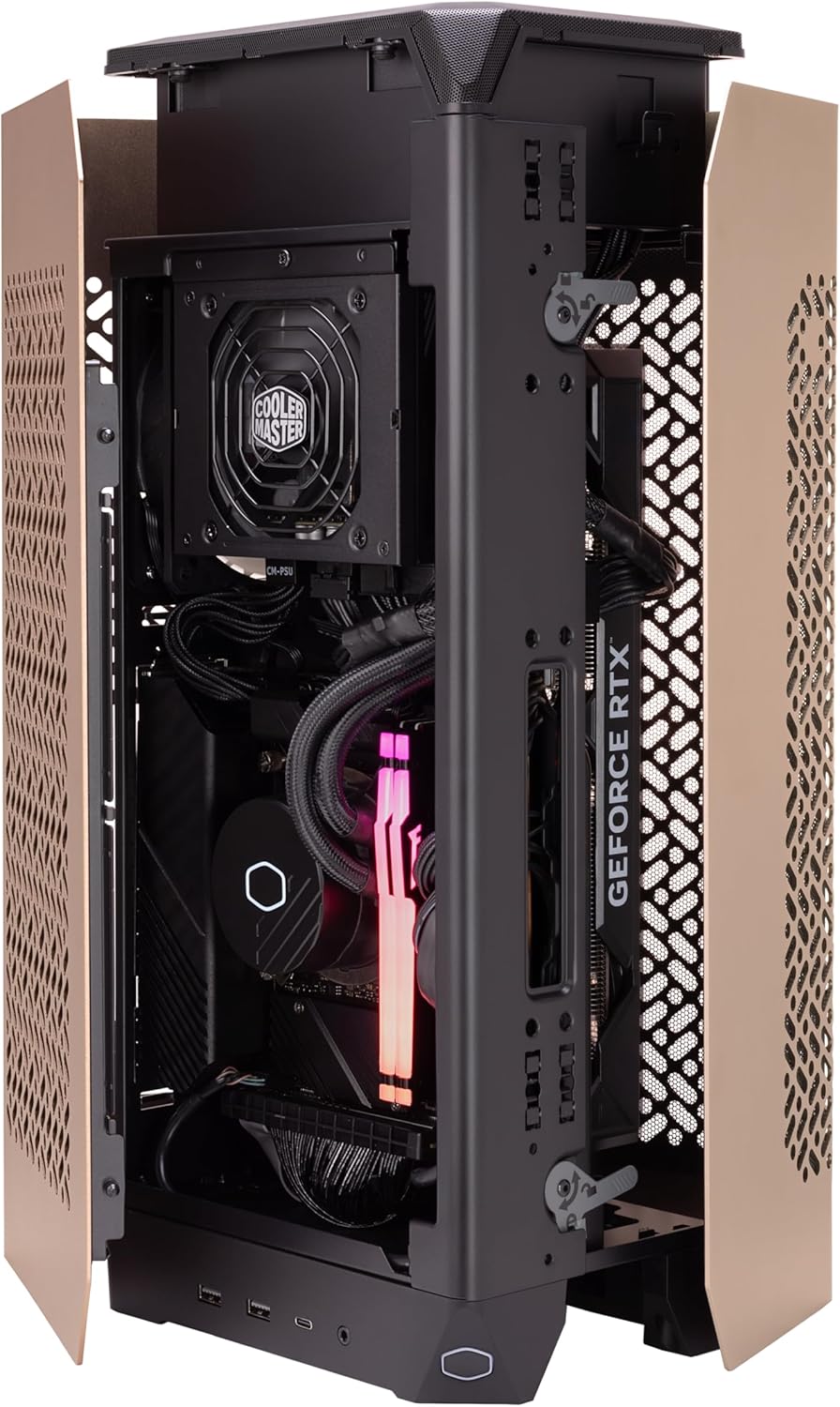 Cooler Master NC1 Pro Mini ITX Gaming PC – i7 14700F – NVIDIA GeForce RTX 4070 Super – 32GB DDR5 5600MHz – 1TB M.2 NVMe SSD – WiFi – Windows 11 – Desktop Computer Cooler Master NC1 Pro Mini ITX Gaming PC – i7 14700F – NVIDIA GeForce RTX 4070 Super – 32GB DDR5 5600MHz – 1TB M.2 NVMe SSD – WiFi – Windows 11 – Desktop Computer