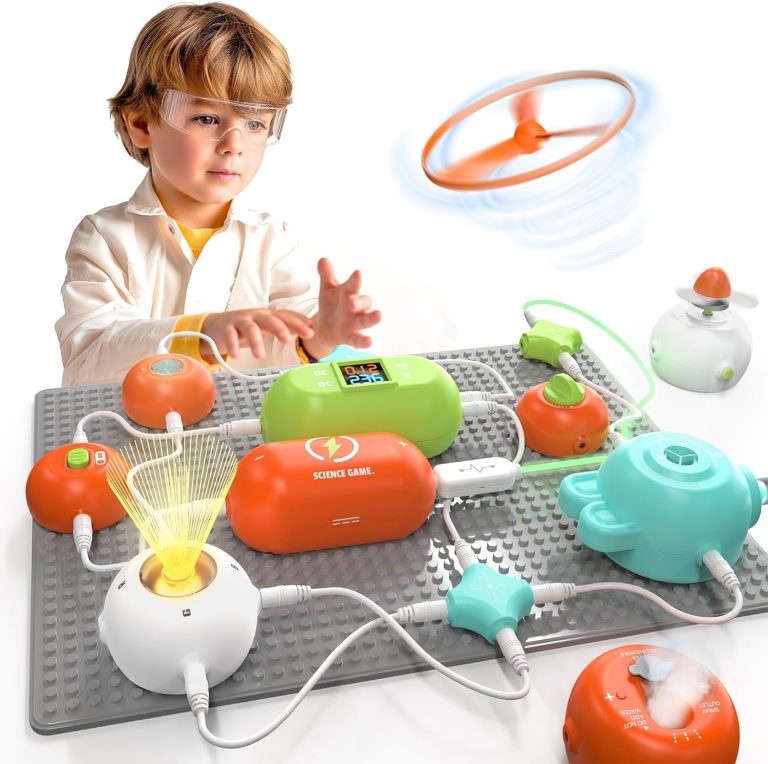 Science Kits for Kids – STEM Kits for Kids, Electronics Exploration Kit, Over 420 Projects, 35 Circuit Parts, STEM Educational Toy Gifts for Kids Boys Girls Ages 3 4 5 6 7 8 9 10 11 12