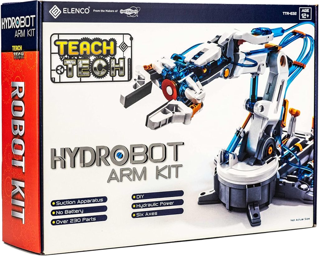 Teach Tech “Hydrobot Arm Kit”, Hydraulic Kit, STEM Building Toy for Kids 12+ Teach Tech “Hydrobot Arm Kit”, Hydraulic Kit, STEM Building Toy for Kids 12+