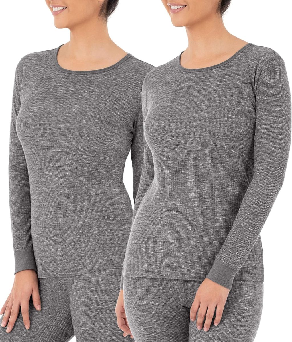 Fruit of the Loom womens Micro Waffle Premium Thermal Underwear Tee Shirt Fruit of the Loom womens Micro Waffle Premium Thermal Underwear Tee Shirt