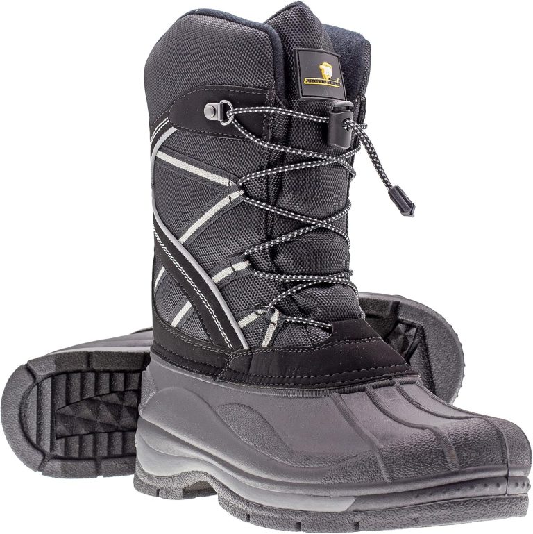 ArcticShield Balto Winter Boots for Men – Waterproof Warm Insulated Mens Snow Boots for Men – Comfortable Durable Outdoor Ski Mens Winter Snow Boots