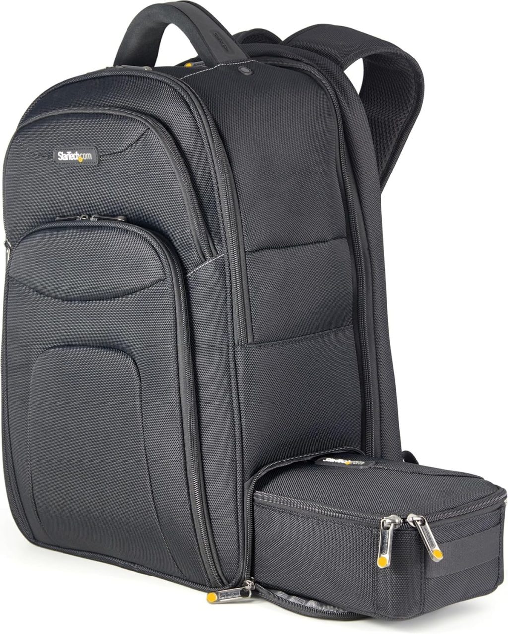 StarTech.com Unisex Backpack Ergonomic Computer Bag with Removable Accessory Case-Laptop/Tablet Pockets-Nylon, Black, 17.3″ Professional IT Tech Backpack for Work/Travel/Commute (NTBKBAG173) StarTech.com Unisex Backpack Ergonomic Computer Bag with Removable Accessory Case-Laptop/Tablet Pockets-Nylon, Black, 17.3″ Professional IT Tech Backpack for Work/Travel/Commute (NTBKBAG173)